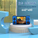 For Anbernic RG351MP Retro Game Player Pocket Console Kit (16G+128G-Blue)