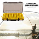 Lure Bait Hook Storage Case Double-Sided Durable Fishing Tackle Organizer B
