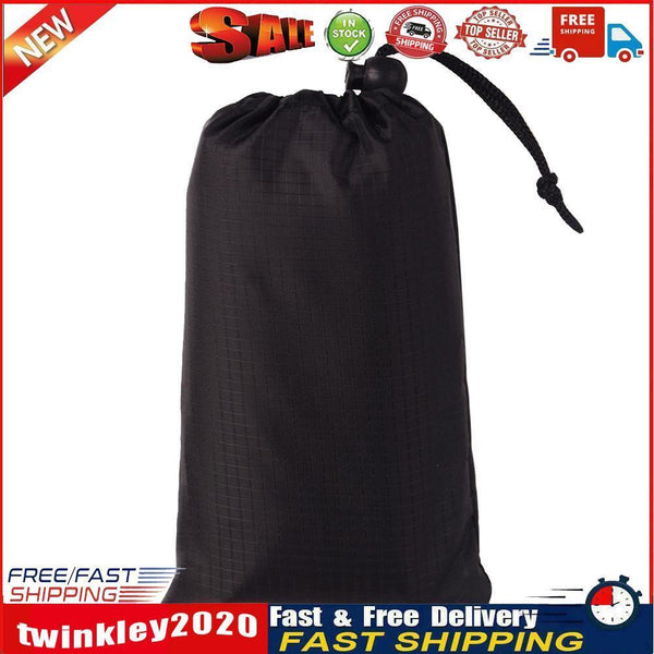 100x140cm Moistureproof Pocket Beach Blanket Mini Camping Mattress (Black) Newly