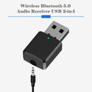 USB Bluetooth-compatible Dongle Adapter 5.0 Music Receiver Transmitter for