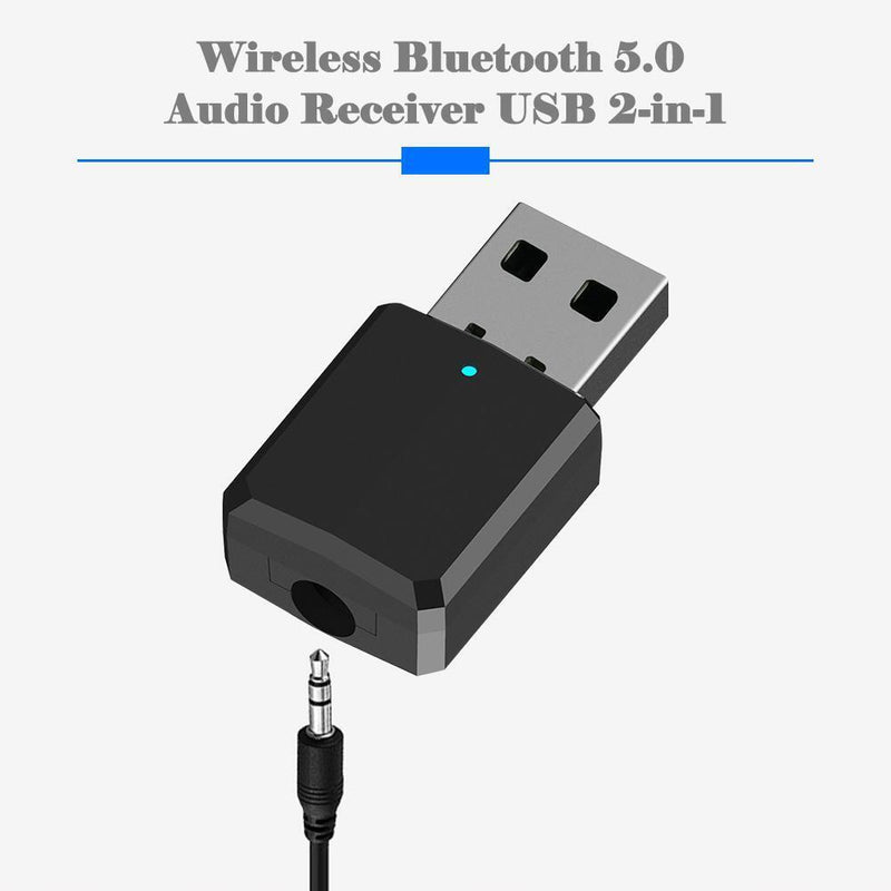 USB Bluetooth-compatible Dongle Adapter 5.0 Music Receiver Transmitter for