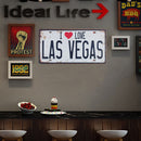 Retro Las Vegas Metal Plate Painting for Bar Pub Tin Plaques Wall Sign