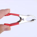 2Red+ 2Black 30A 75mm Nickel Coated Car Battery Test Clips Alligator Clamps