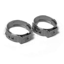 10pcs Single Ear Stainless Steel Hydraulic Hose Clamps O Clips (5.8-7.0mm) Newly