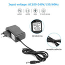 DC12.6V 1A 18650 Lithium Battery Charger 5.5x2.1mm Adapter Charger (EU) Newly