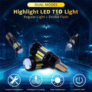 Bulbs 12V 10SMD 7020 Car LED Reading Bulbs License Plate Light Dome Map T10 W5W
