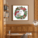 Christmas Wreath Diamond Painting Kit Partially Specially Shaped Drilling Decor (HB2