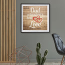 5D DIY Full Drill Diamond Painting Letter Cross Stitch Mosaic Kit Bedroom Decor