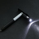 4 in 1 Ballpoint Pen School Writing Folding LED Light Mobile Phone Stand Holder