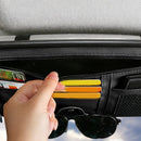 Sunglasses Case Sun Visor Storage Bag Sunshade Organizer Document Ticket Holder