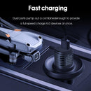 Battery Car Charger Fast Charger USB-C Dual-Battery For DJI Mavic Air 2/Air 2S