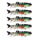 Multi-jointed 13cm 22g Sea Fishing Lures Plastic 8-section Artificial Hard