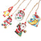 Christmas Diamond Pendant 5D DIY Mosaic Kit Double-Sided Rhinestone Decorations