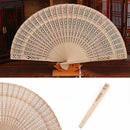 Ladies Fragrant Sandalwood Hand Held Fan Wooden Wedding Favors Party Y5N2 C2N1