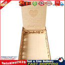 Wedding Signature Hearts Drop Box Rustic Sweet Guestbook Decor (JM01633) Newly