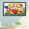 14CT DIY Baby Bear Stamped Partial Cross Stitch Kit Art Embroidery Handicraft