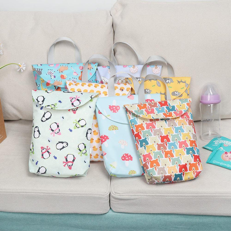 Waterproof Portable Storage Wet / Dry Cloth Bag Diaper Organizer Diaper Bag