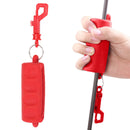 Outdoor Silicone Arrow Puller with Clip Shoot Archery Bow Remover (Red) Newly