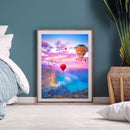 Balloon Valley Oil Painting By Numbers Canvas Wall Drawing Kits DIY Home Decor