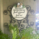 Welcome Door Sign Porch Wall Hanging Bow Greenery Home Crafts Pendant Decor.