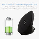 Mice 3 Gears 1600 DPI 2.4GHz Rechargeable Optical LED Wireless Vertical Mouse
