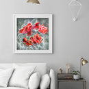 5D Mosaic Flowers Birds Full Round Drill Diamond Drawing Art Painting Handicr