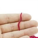 3.5cm Soft Red Worm Baits Earthworm Carp Fishing Lures Tackle Tool (100pcs)