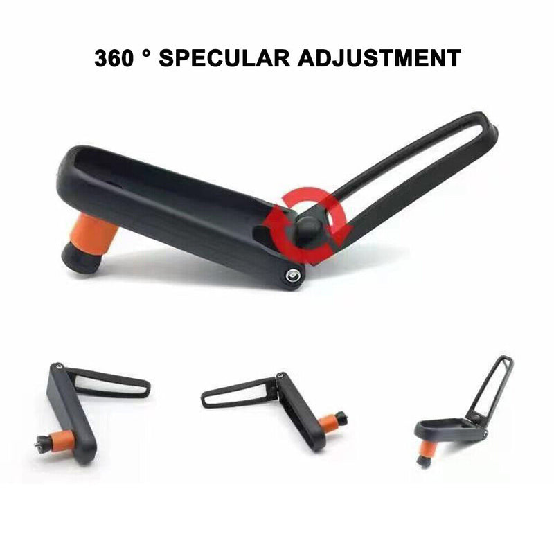 Bicycle Folding Grip Rearview Mirror Adjustable Handlebar Rear View Reflect