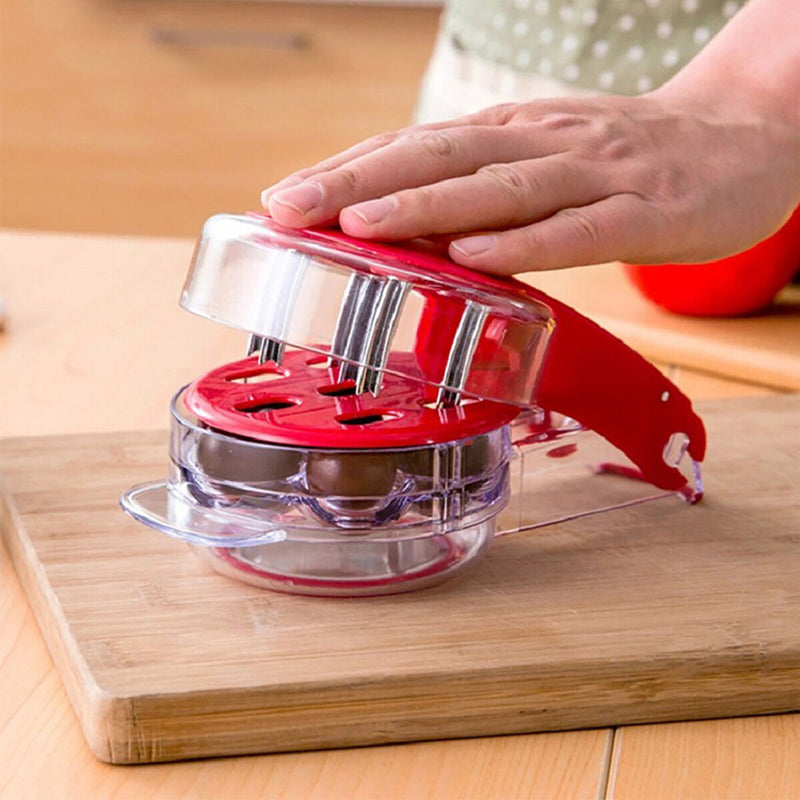 Cherry Pitter - Olive Seed Cherry Stone Pit Pitting Device with 6 Groove