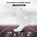 Compression Socks Men Women Sports Cycling Running Breathable Socks (White)