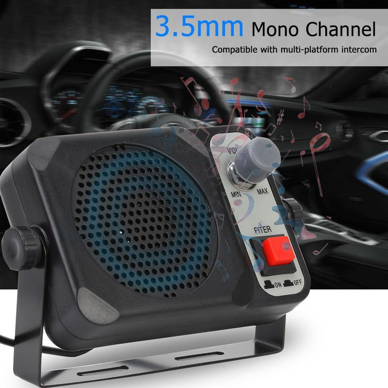 TS-650S External Speaker with Switch for Yaesu Kenwood ICOM Car Walkie Talk
