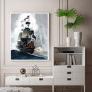 Sailboat at Sea Oil Paint By Numbers Kit DIY Acrylic Painting on Canvas Art