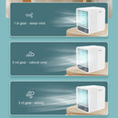 Removable for Cleaning Air Cooler Cooling Fan Humidifier with 7 LED Colors Light