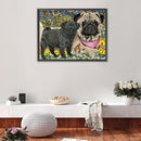 5D DIY Diamond Painting Dog Full Round Drill Mosaic Art Picture of Rhinestone
