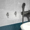 Without Punching Chrome-Plated Bathroom Shower Organization Suction Cup Hooks