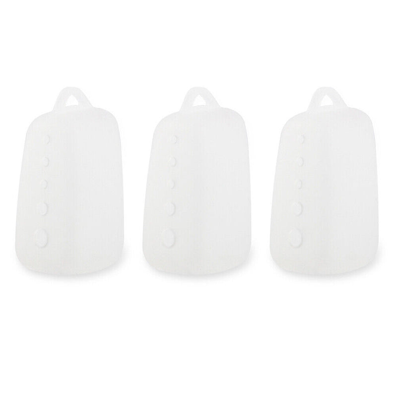 3pcs Tooth Brush Pod Silicone Toothbrush Head Box Soft Food Material for Outdoor