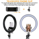 10 inch RGB LED Selfie Ring Light Camera Phone Video Photo Lighting with Tripod