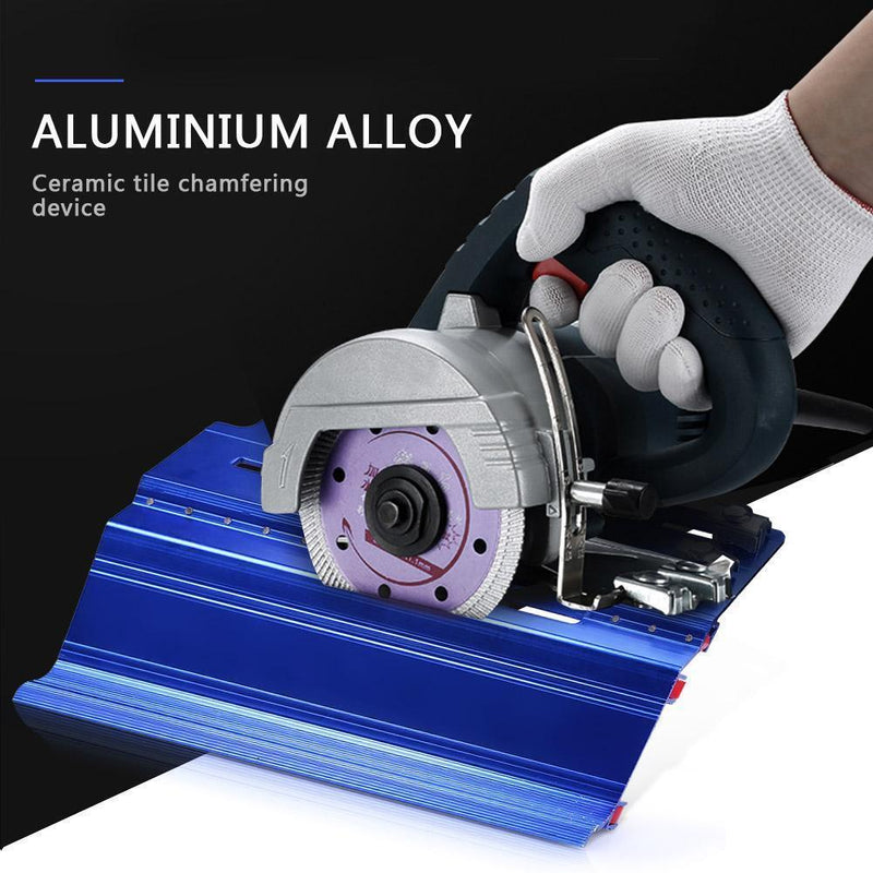 45 Degree Stone Cutting Machine Tile Ceramic Chamfering Cutter Mill (Blue)