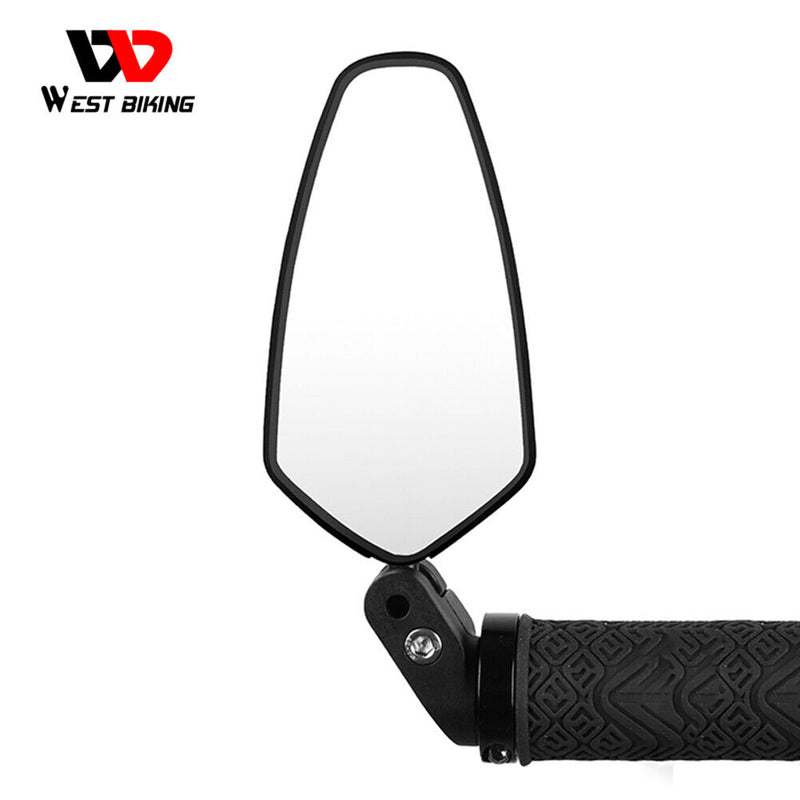 WEST BIKING Bicycle Handleable Safety Rear View Mirror MTB Bike Rearview Mirrors