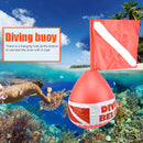 PVC Floating Buoy with Dive Flag Scuba Diving Flag Surface Marker Buoy Sign