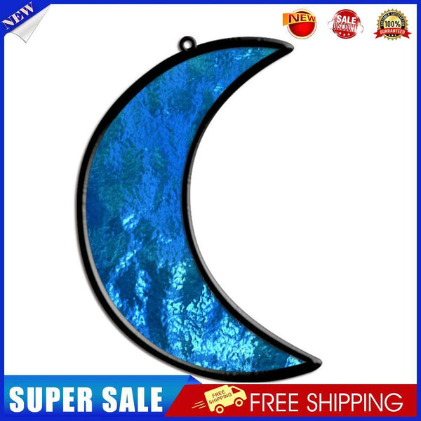 Moon Acrylic Light Catcher Ornaments Hanging Pendant Garden Decor (TYU017F)