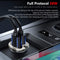 Dual USB Fast Charging Adapter PD QC3.0 12-24V Car Charger for Mobile Phone