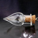10 x Mini Empty Teardrop-shaped Vials Glass Bottles Vial Charm Pendant T hot.