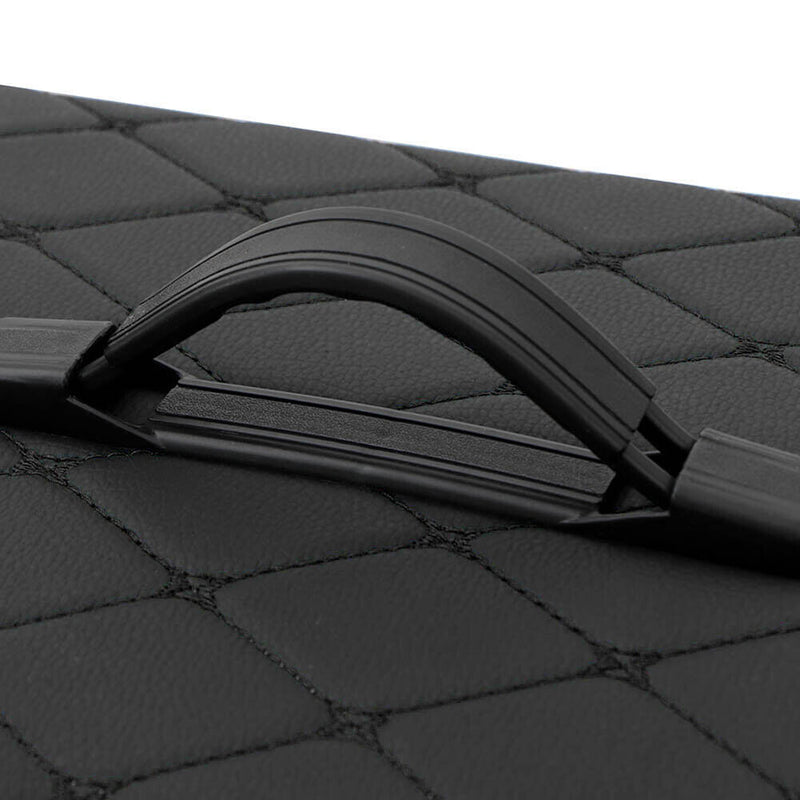 Car Trunk Organizer Multiuse Tools Storage Bag (Large Black+Black Line)