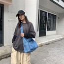 Japanese Shoulder Bags Retro Denim Messenger Large Capacity Crossbody Handbags