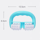 PVC Plastic Manual Body Roller Massager Dual Wheel Pain Relief Massage Tools