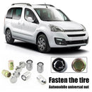 4pcs M12x1.5 Lug Nuts 12mmx1.25 Anti Theft Wheel Nuts + 2 Keys Universal Newly