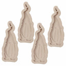 Gnome Casting Mould Keychain Crafting Santa Claus Mold Gnomish Pendants Making