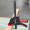 2pcs Woodworking Work Bar F Clamps DIY Quick Ratchet Release Squeeze Clip Newly