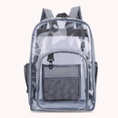 Fashion Student Preppy Style Transparent Knapsack Casual Large Capacity Backpack